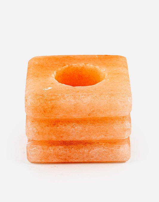 Salt Cube Line Candle Holder