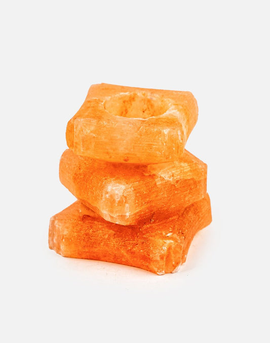 Salt Three Cube Candle Holder