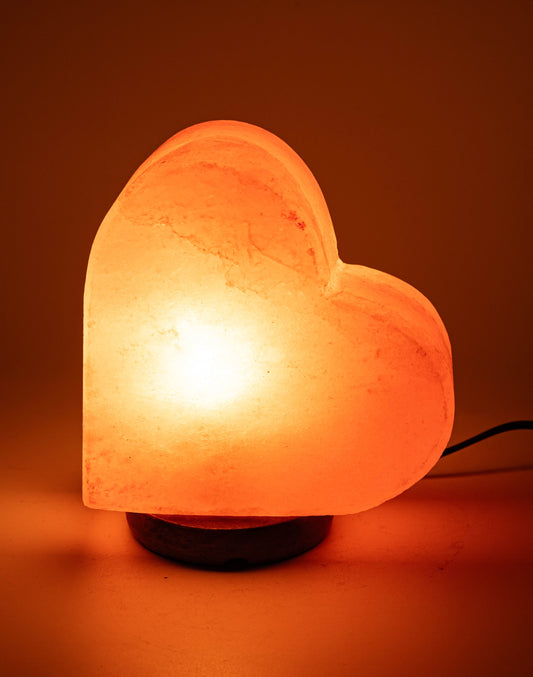Himalayan Heart Warm Light Lamp