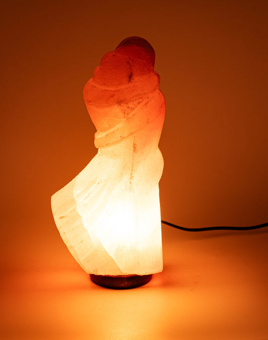 Himalayan Couple Warm Light Large Lamp