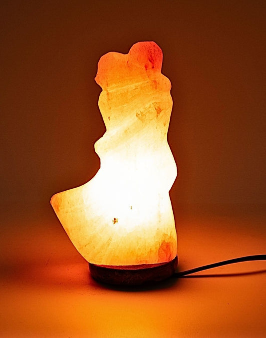 Himalayan Couple Warm Light Small Lamp