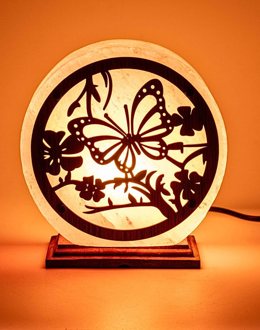 Himalayan 3D Circle Butterfly Design Lamp