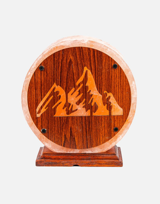 Himalayan 3D Circle Mountains Design Lamp