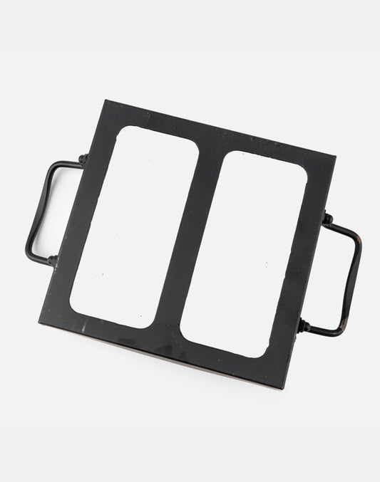 Black Rectangle Cutting Salt Tray MED