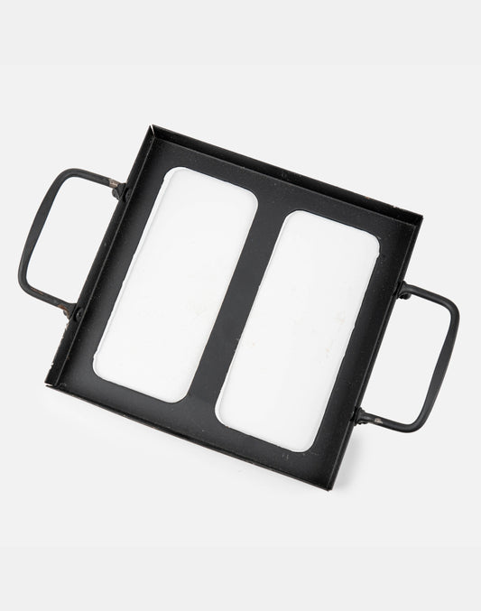 Black Rectangle Cutting Salt Tray MED