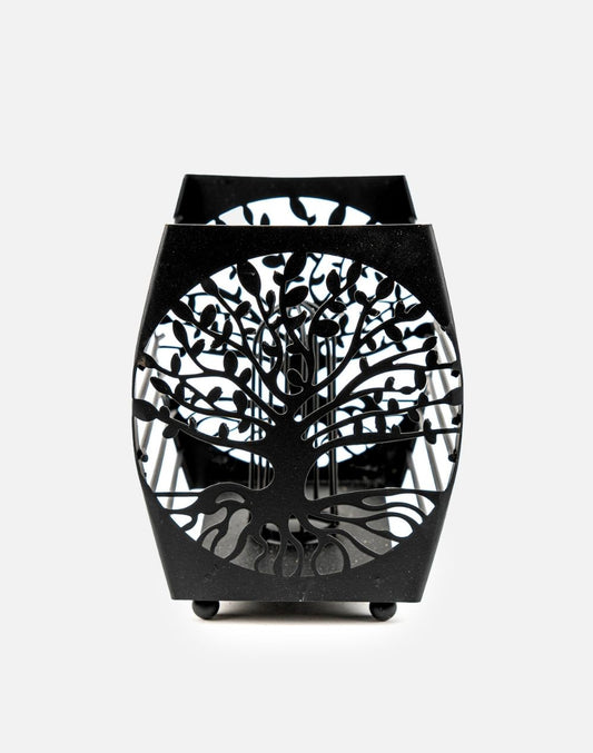 Tree Style Black Iron Basket