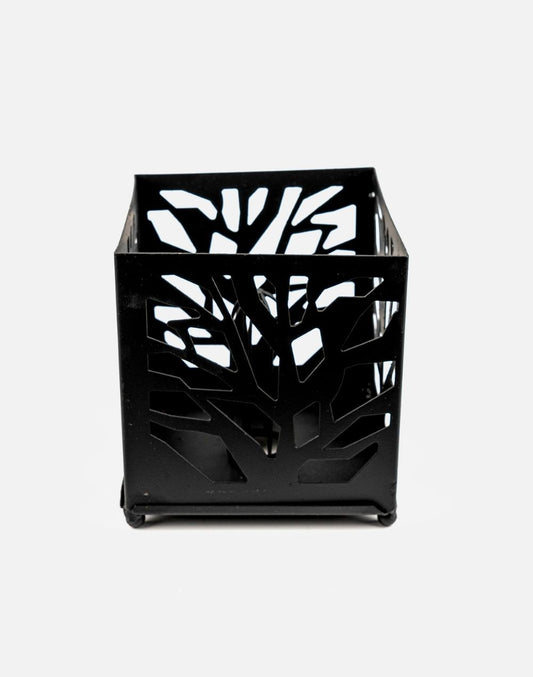 Urban Tree Style Black Iron Basket