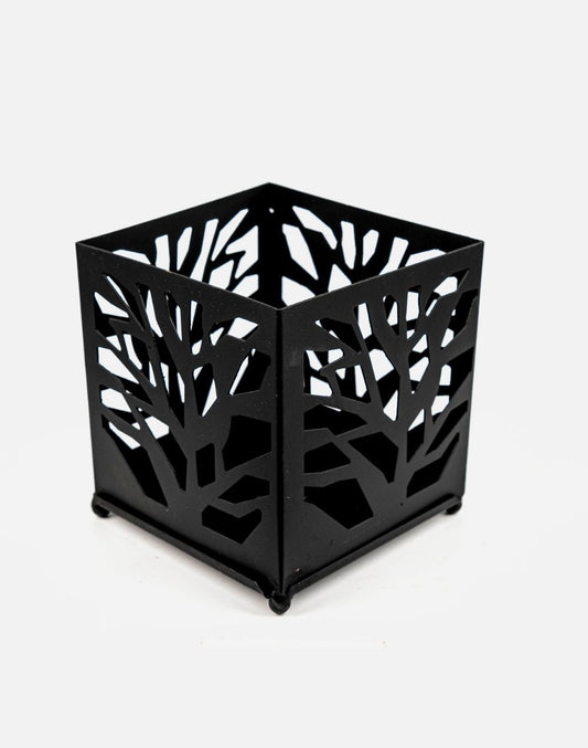 Urban Tree Style Black Iron Basket