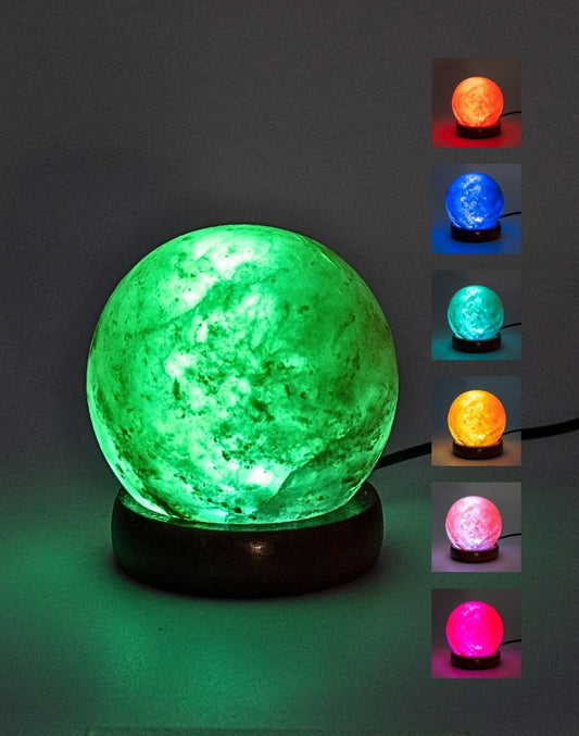 Himalayan Salt Round RGB Lamp