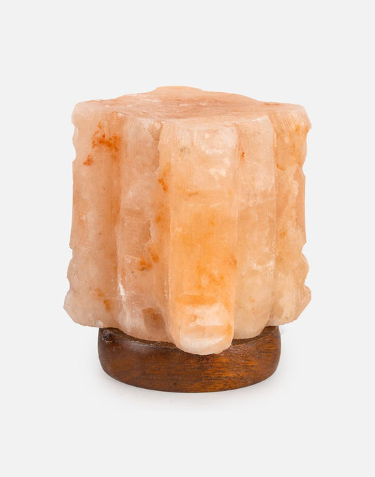 Himalayan Salt Bamboo Cube Tapper RGB Lamp