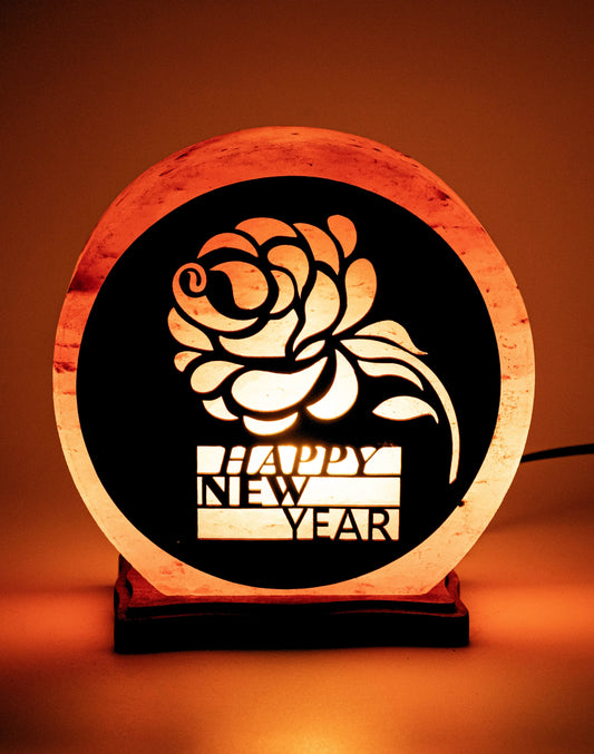 Himalayan 3D Circle Happy New Year Lamp