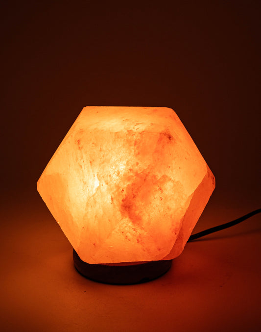 Himalayan Diamond Warm Light Lamp